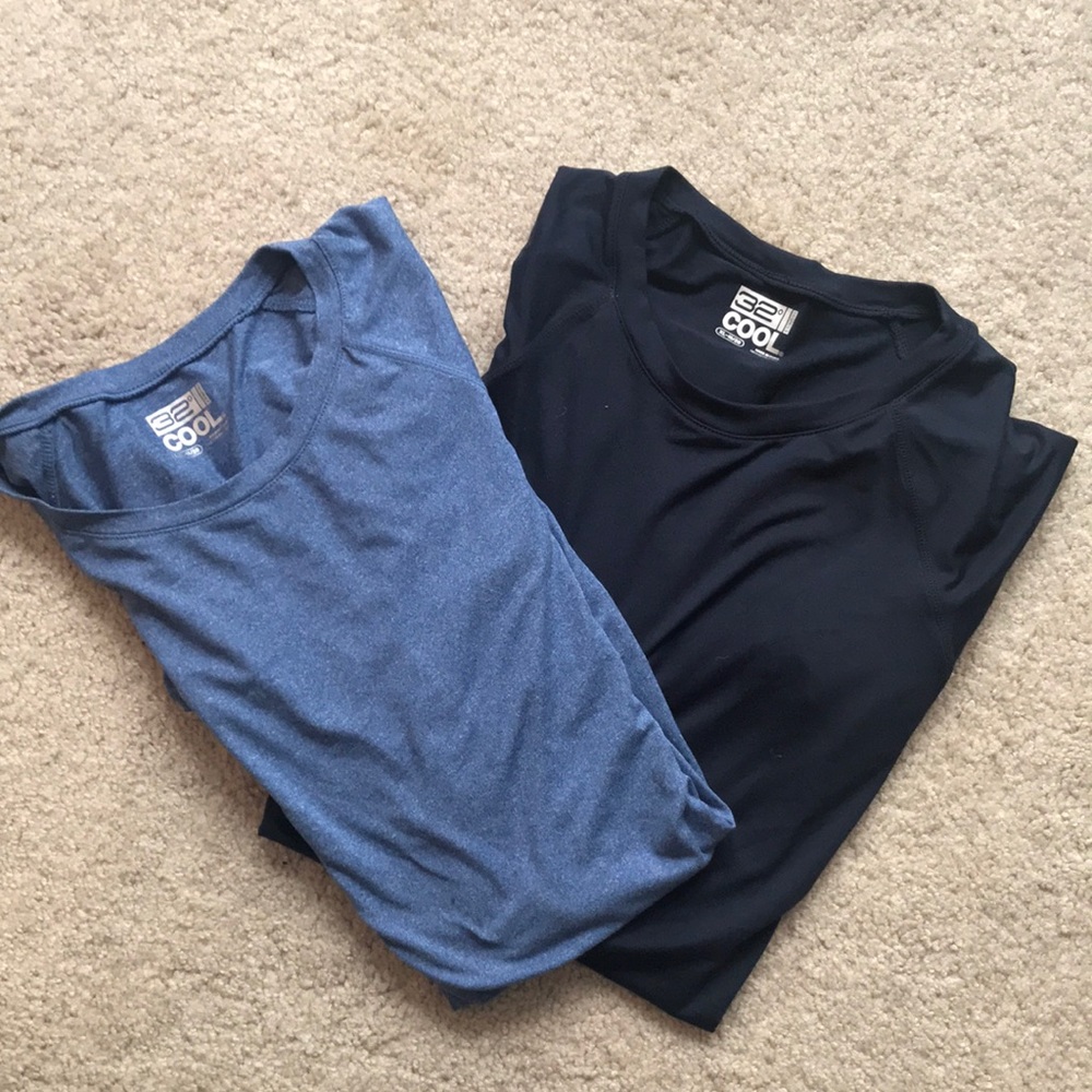 Set of 2 Boys Blue performance 32 Degrees Tees